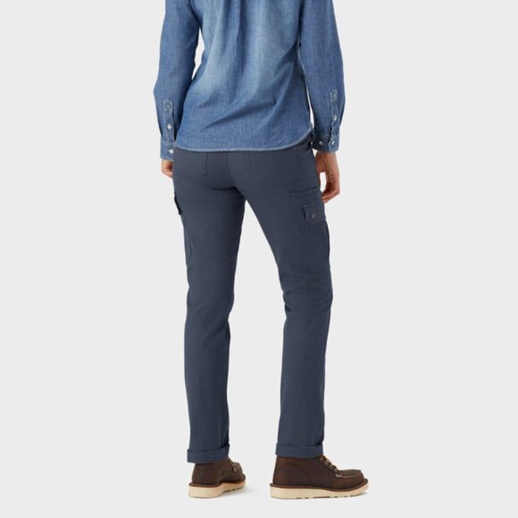 Women's Work Pant from Duluth Trading Co Slim Leg Cargo Pants:  SMALL / NAVY - Picture 5 of 5